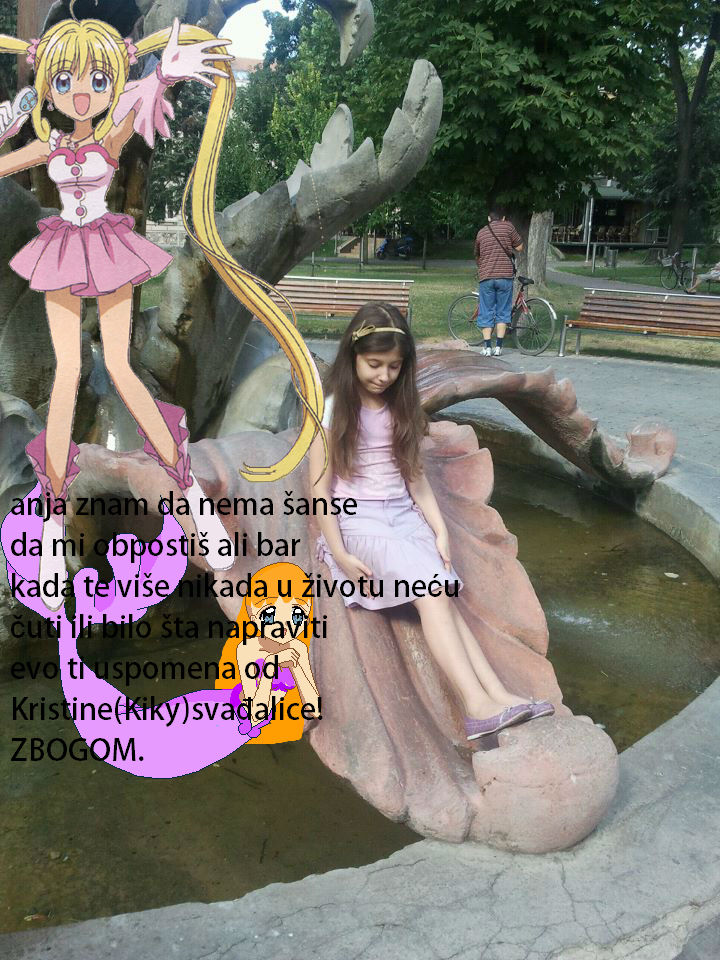 anja znam da me mrziš ali evo ti poklon rastanka